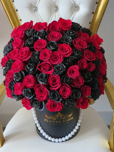 Red & Black Roses