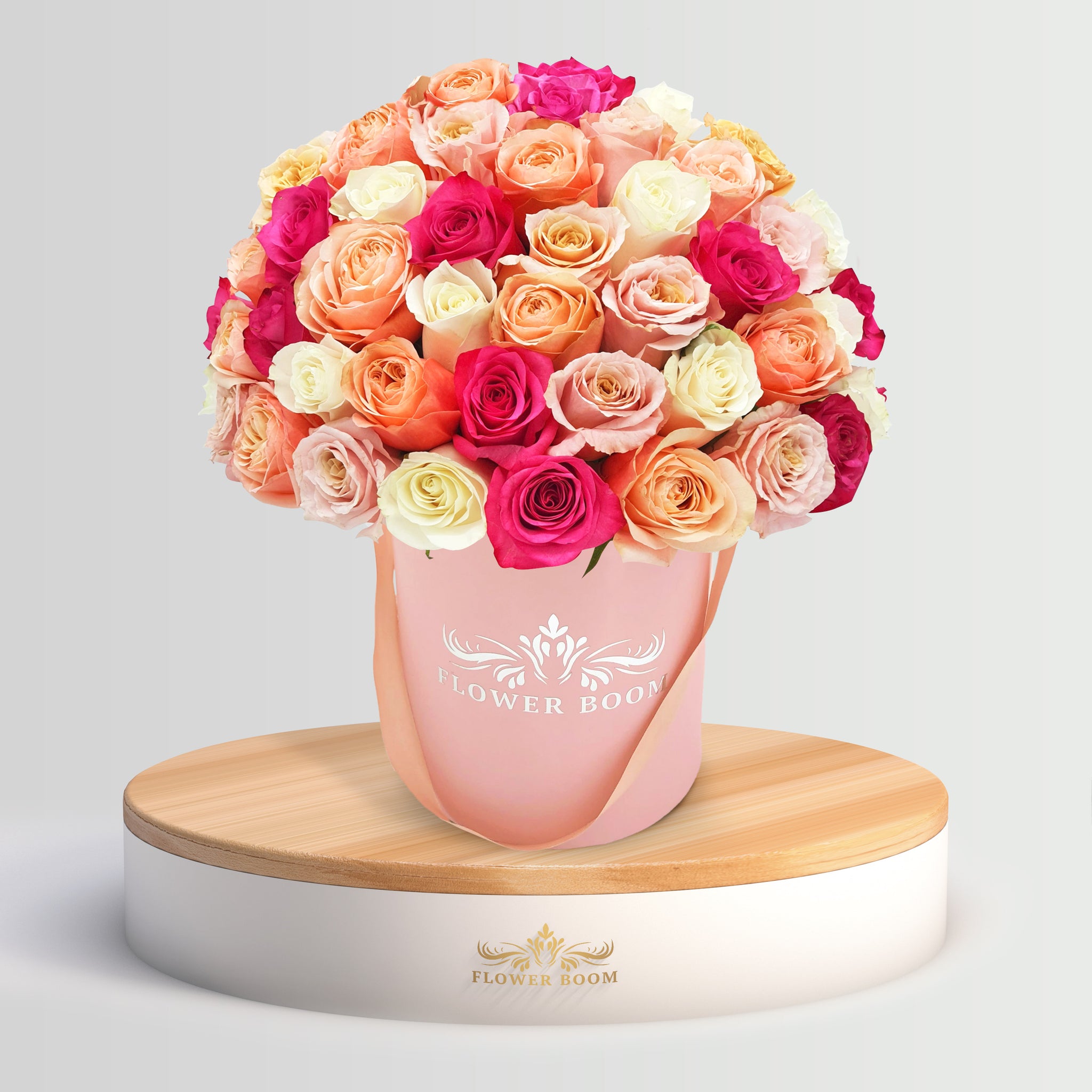 Signature Multicolor Roses in a Box