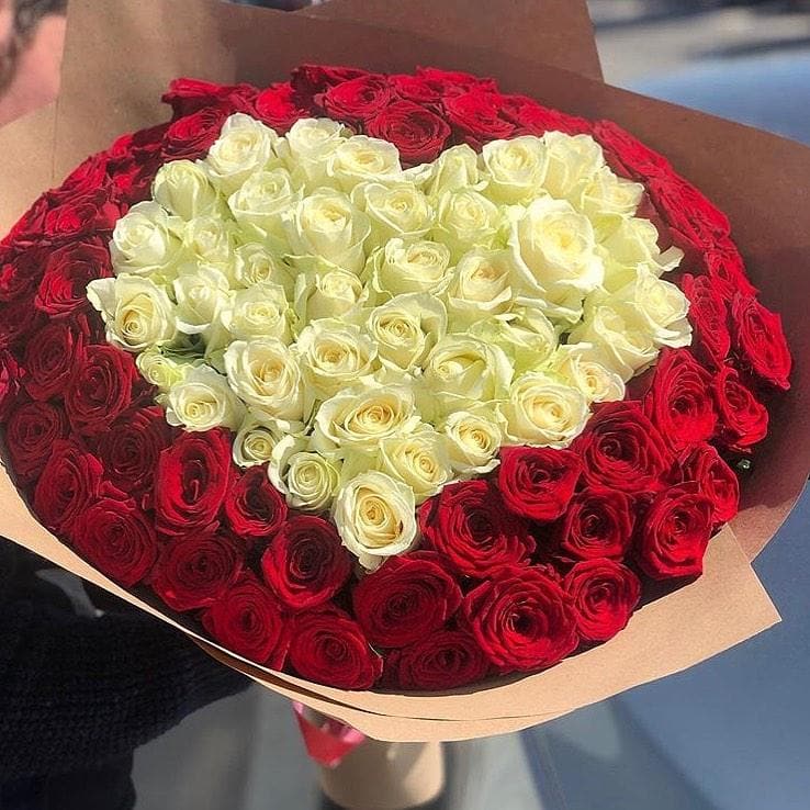 Heart of Roses Arrangement